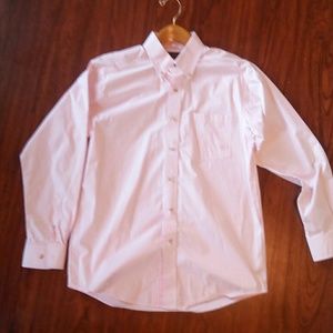Ariat Pink striped western oxford shirt