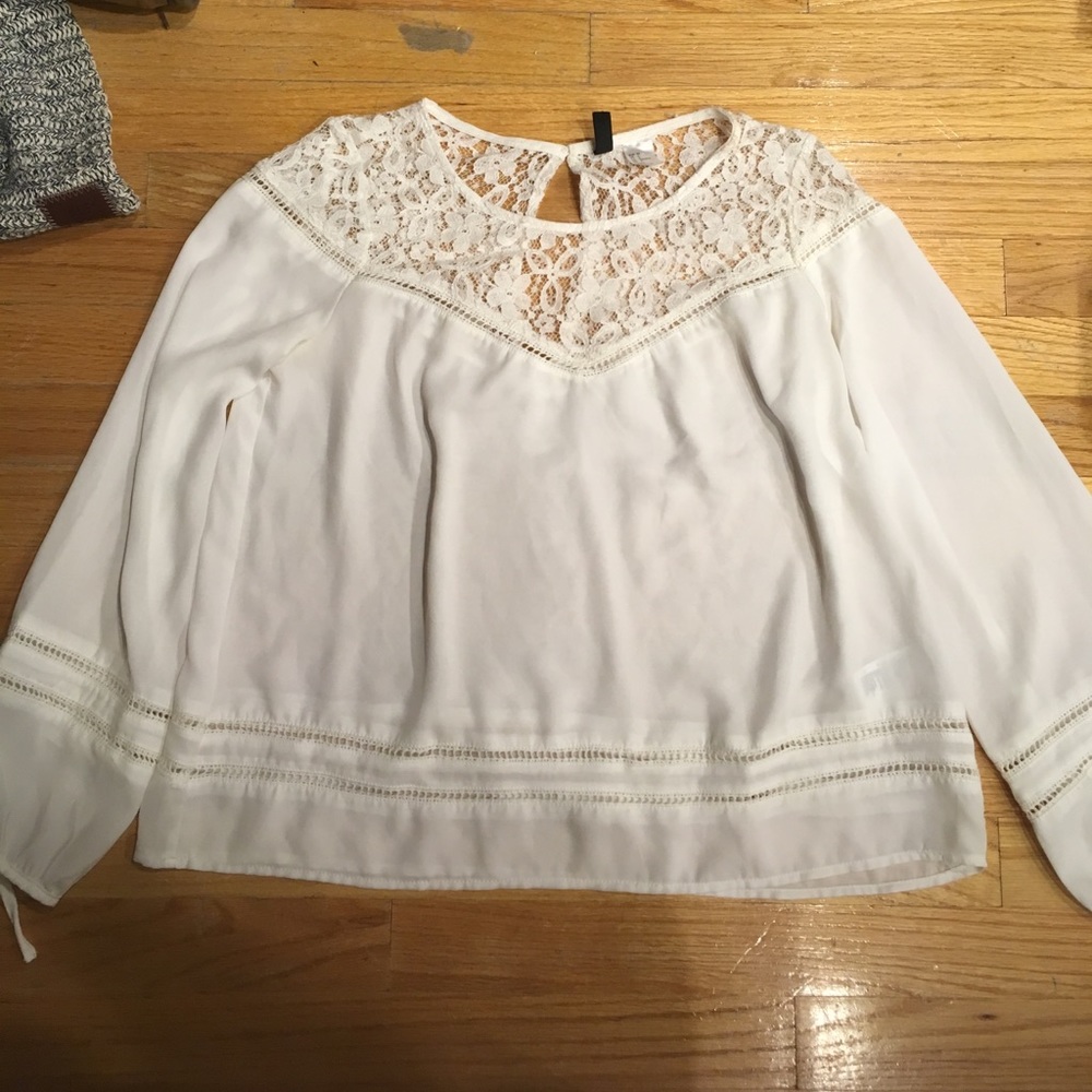 H&M white blouse