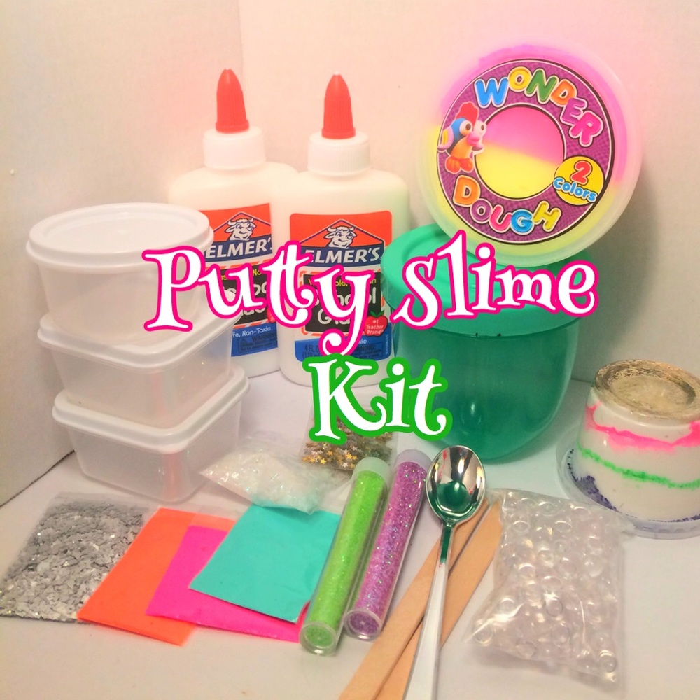 Make your own putty slime kit