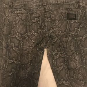 Michael Kors snake skin Jeans