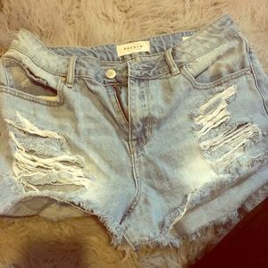 Pacsun high waisted shorts