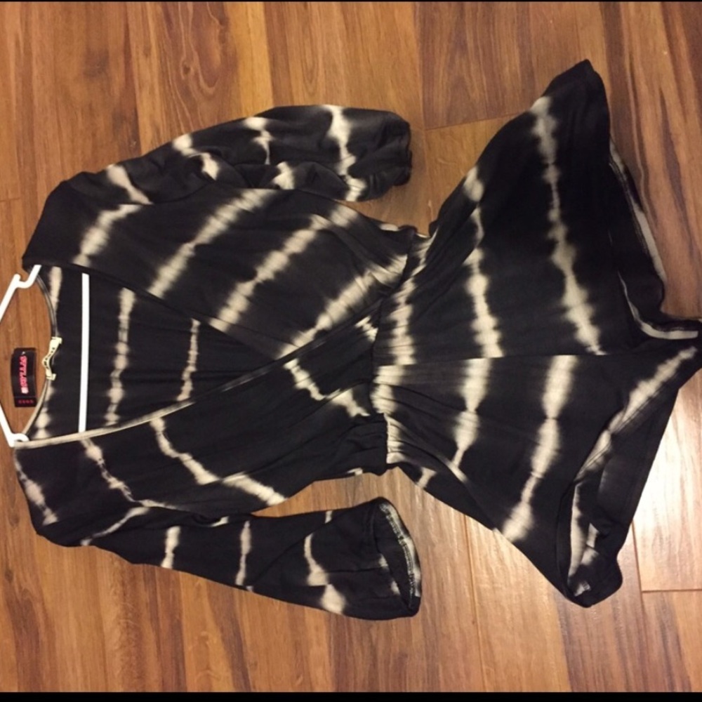 Brown and white tie dye romper! Offers accepted!