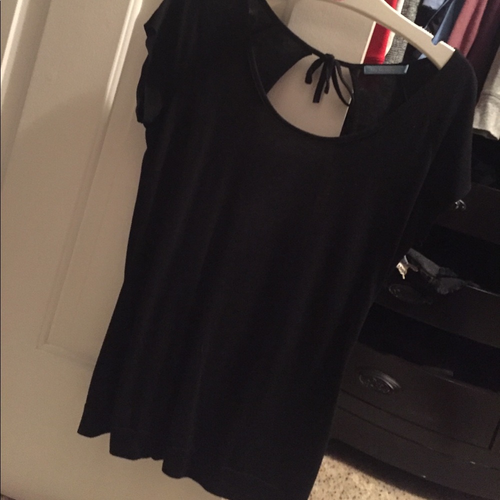 Open back Black Knit top