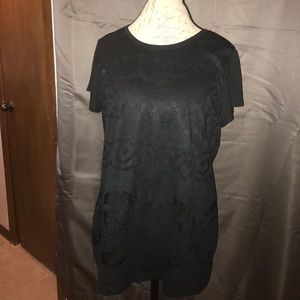 Black lace shirt
