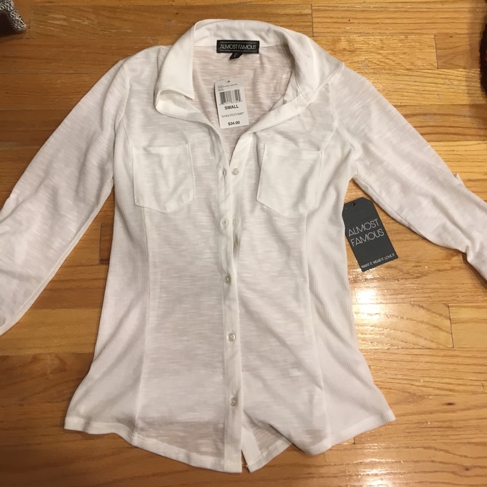 Almost Famous white button down.