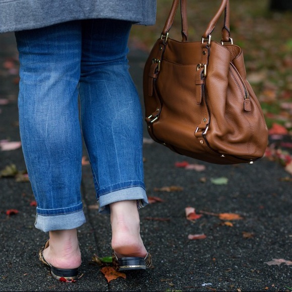 ⬇️ Michael Kors Bedford Large Satchel in Cognac - Picture 7 of 7