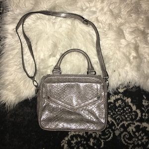 Nicole Miller snakeskin handbag