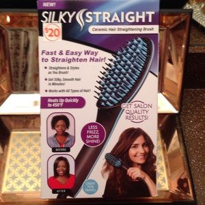 Ceramic straightening brush - used only once