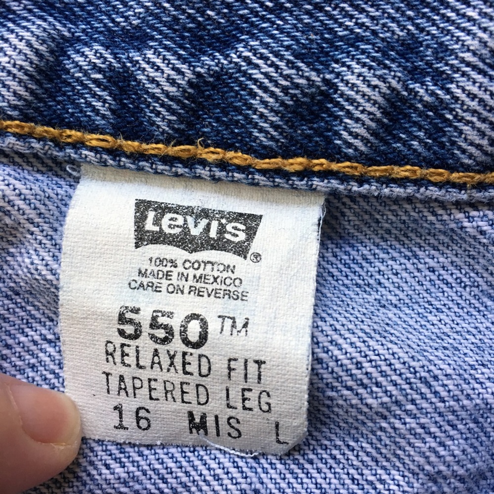 🌙 VINTAGE 90's High Waisted Levi Mom Wedgie Jeans - Picture 4 of 7