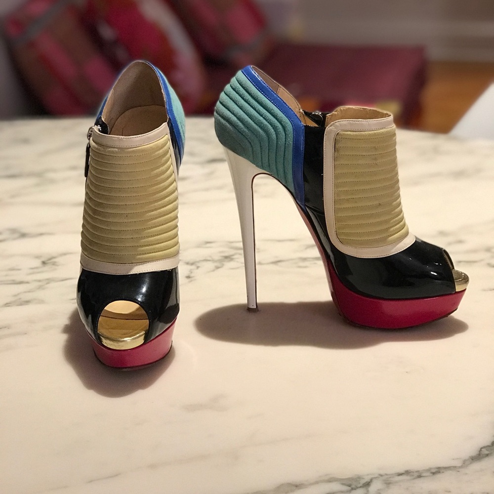 Multi- Colored Christian Louboutin Pumps