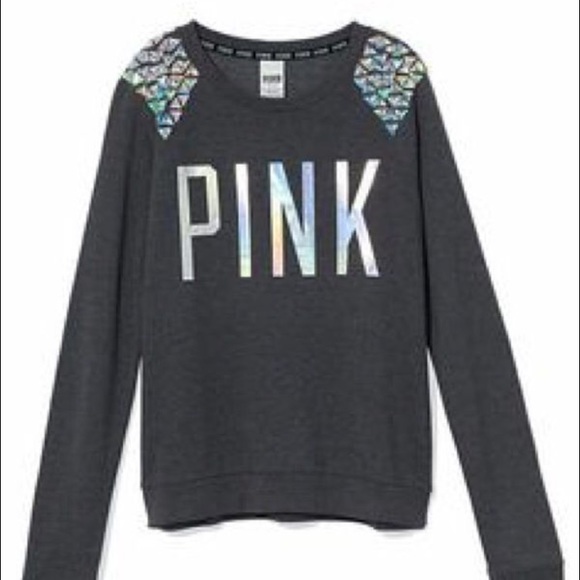 Victoria's Secret Sweaters - PINK Bling Crew