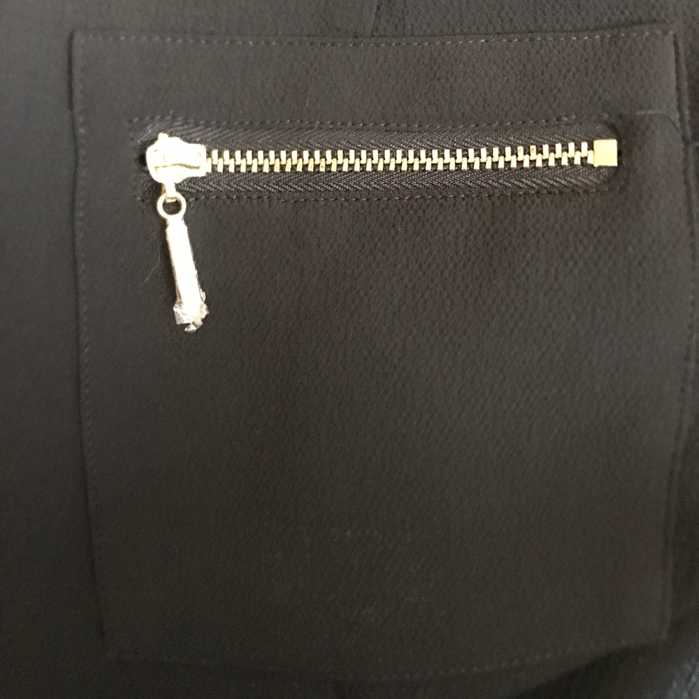 NWOT sheer black long sleeve top - Picture 3 of 7