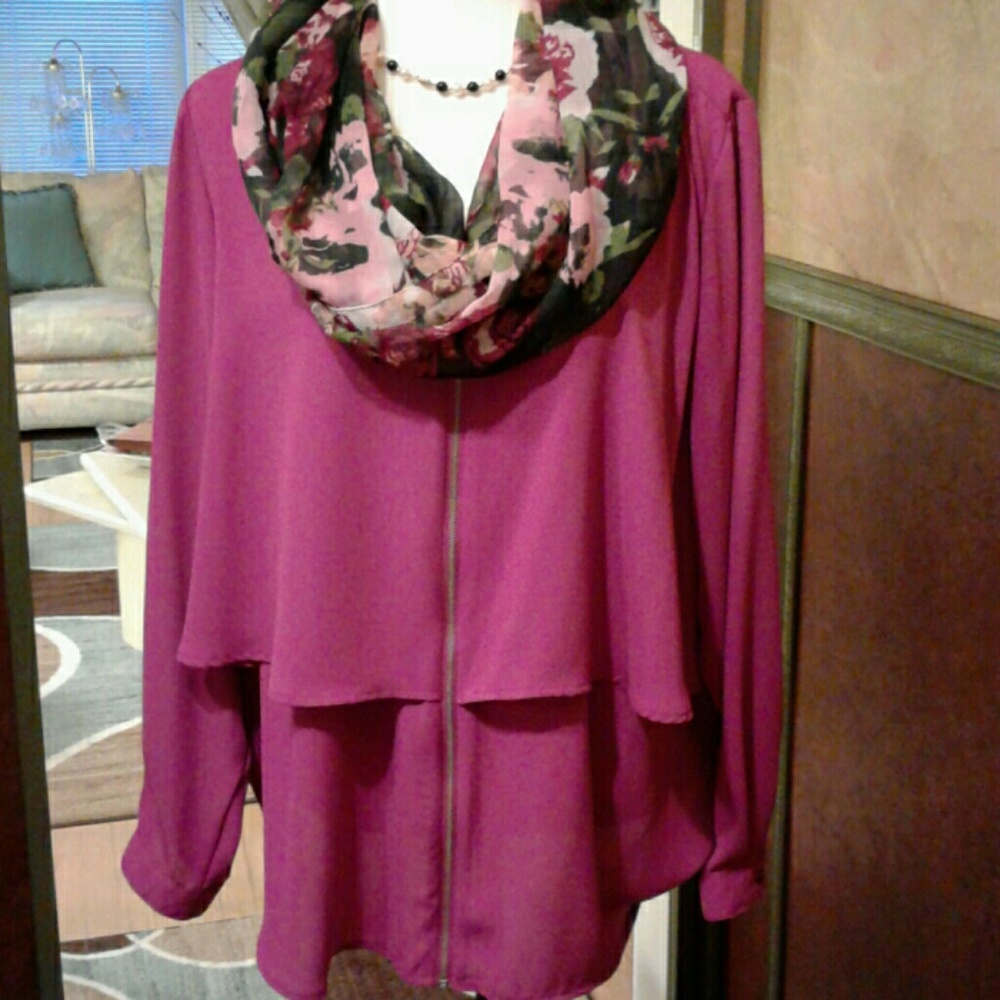 Layered blouse