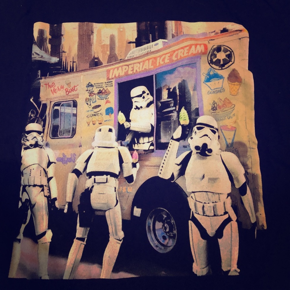 Star Wars Imperial Ice Cream Graphic Tee (L)