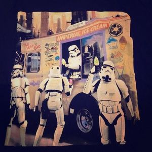 Star Wars Imperial Ice Cream Graphic Tee (L)