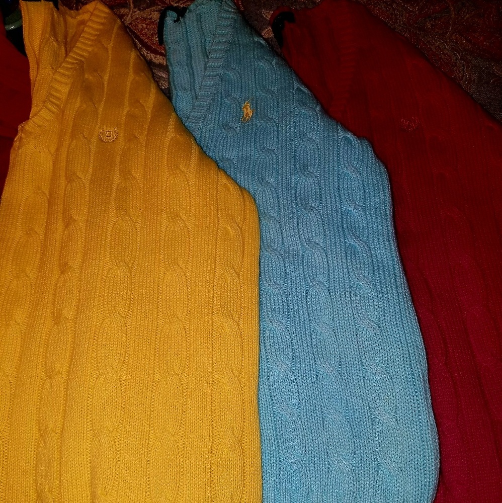 Bundle of 3 Ralph Lauren Size Medium Sweaters