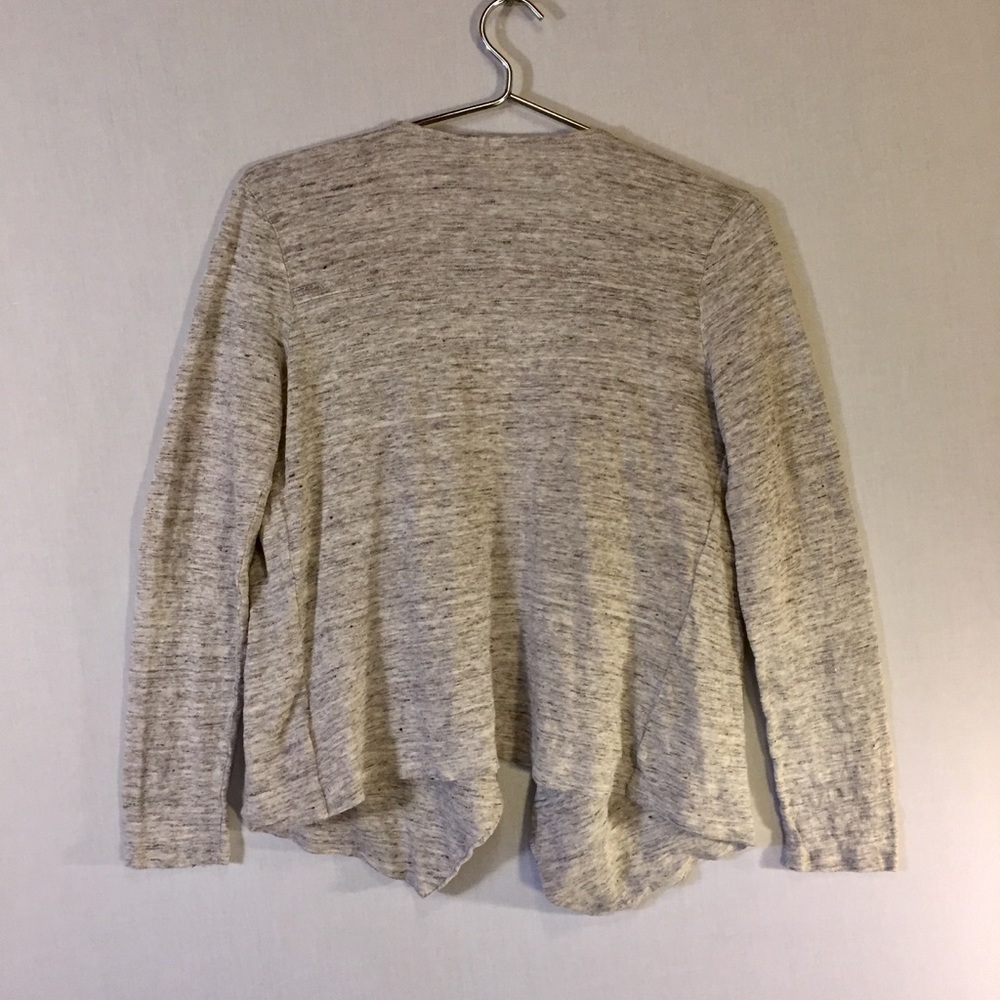 Artisan NY Linen Open Front Cardigan - Picture 2 of 4