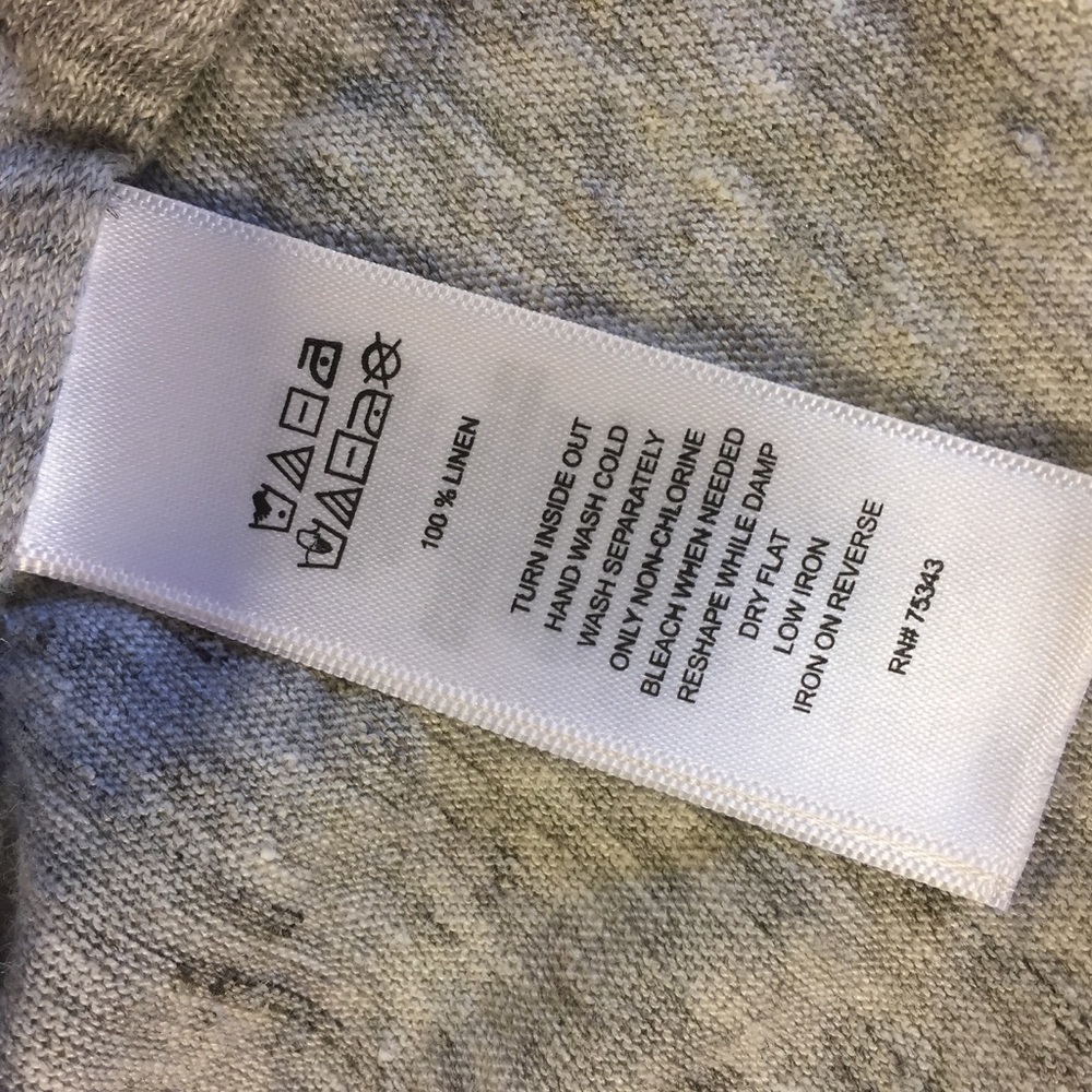 Artisan NY Linen Open Front Cardigan - Picture 4 of 4