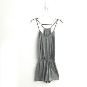 Gray never-worn Brandy Melville romper