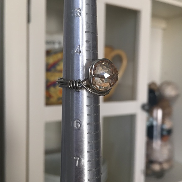 πSALEπHANDMADE WIRE WRAPPED RING ππ - Picture 3 of 3