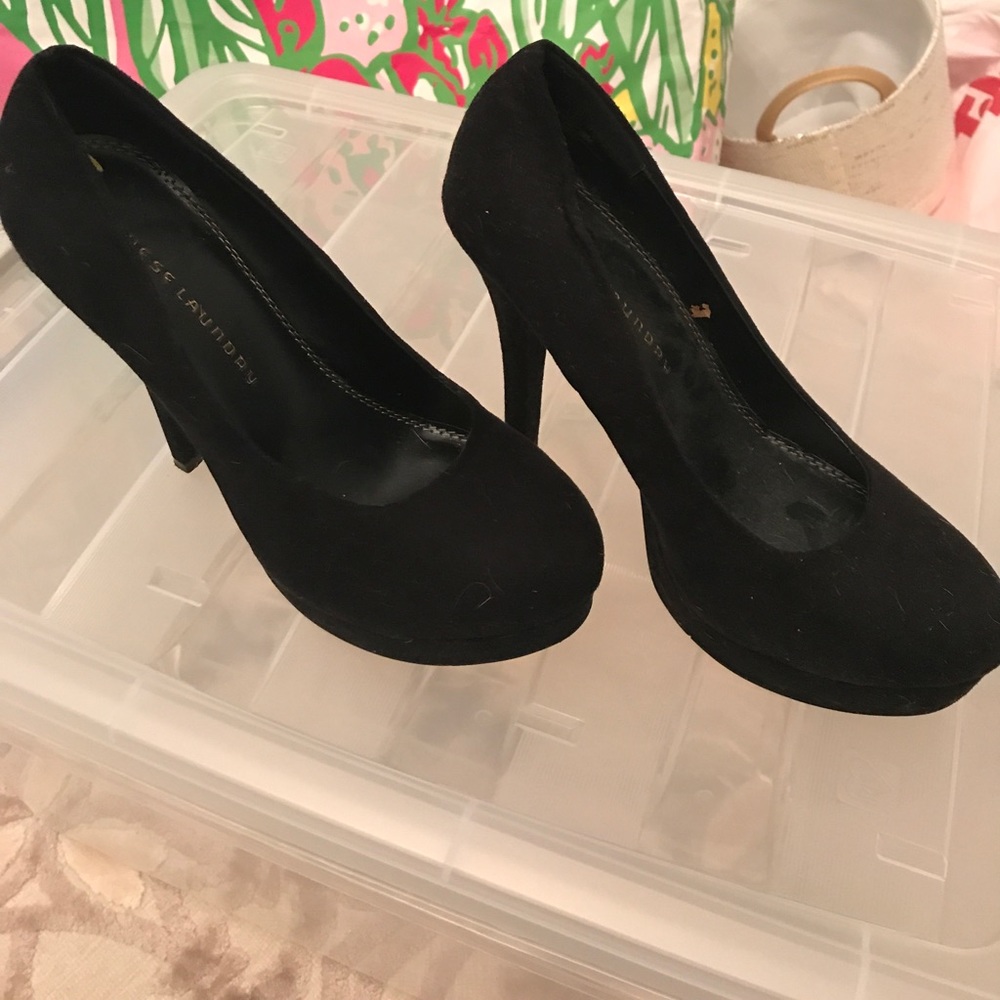 Chinese laundry platform suede shoes