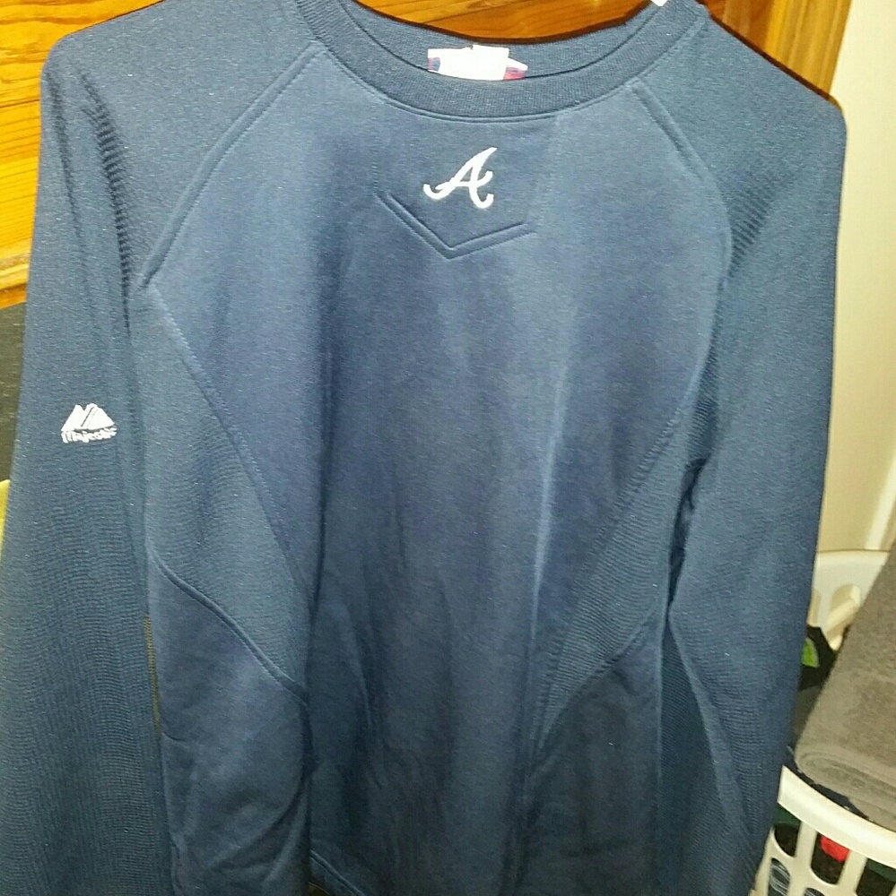 Majestic Braves Pullover