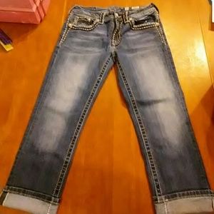 Miss Me jeans boyfriend cut capris