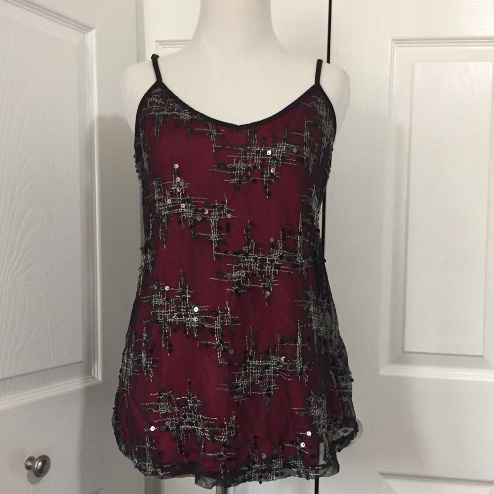 Boutique Shimmer Bling Top
