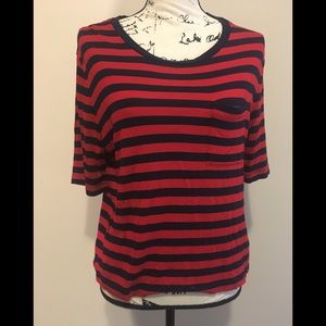 Gap semi cropped pocket blouse size small