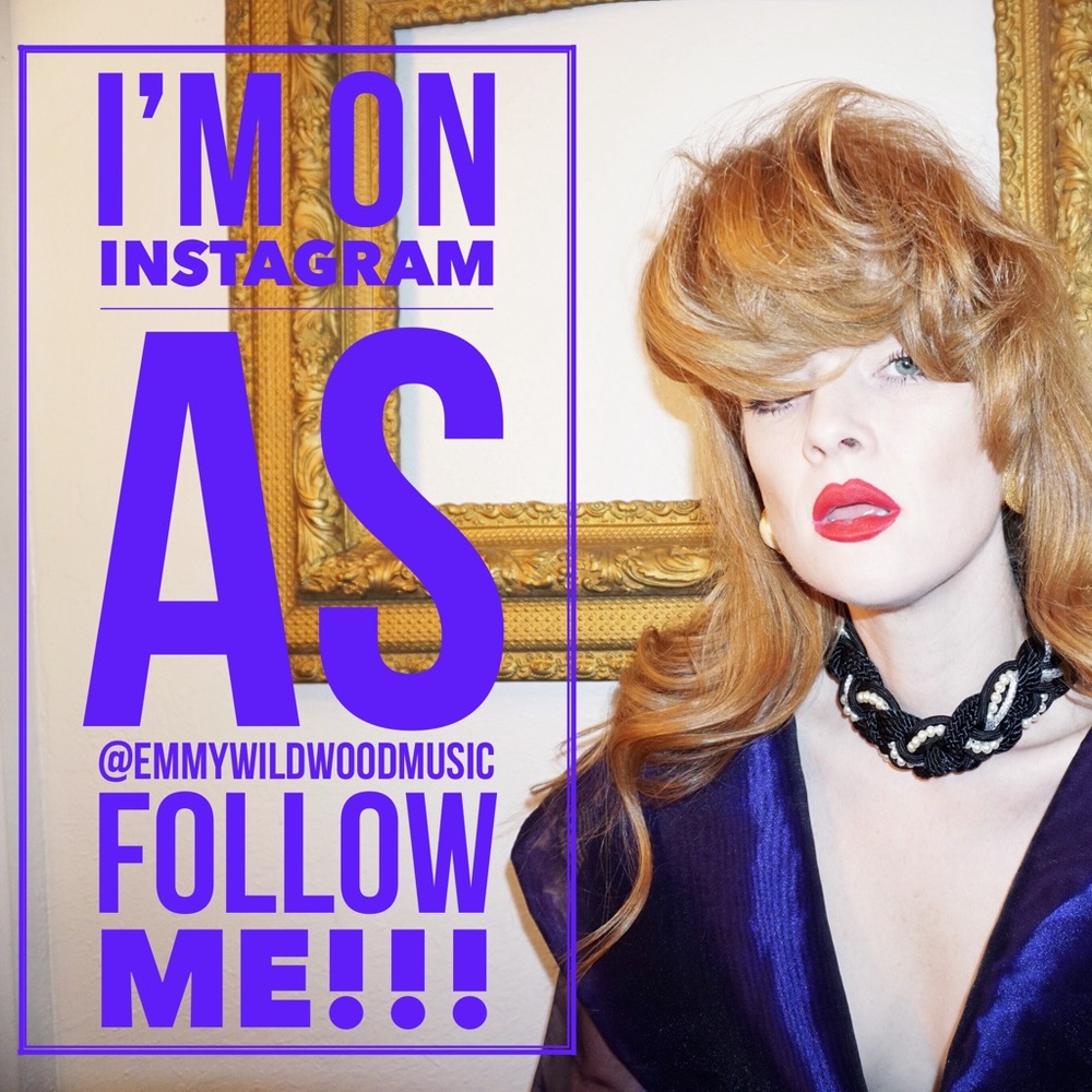 I’m on Instagram as @emmywildwoodmusic