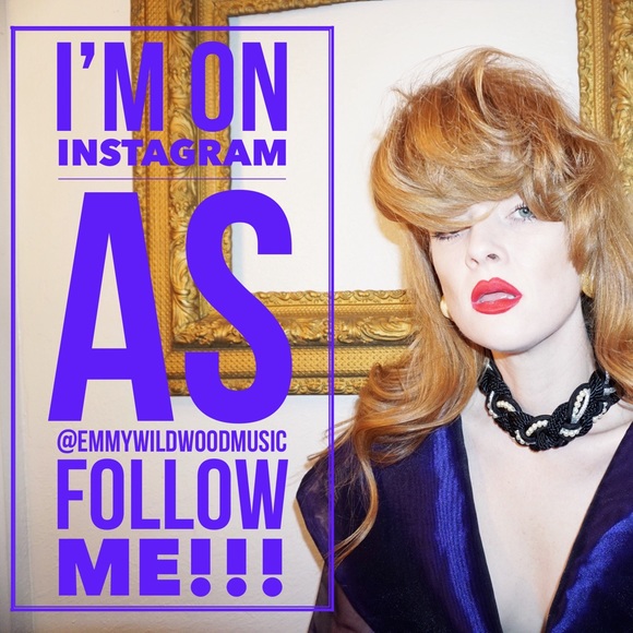 I’m on Instagram as @emmywildwoodmusic