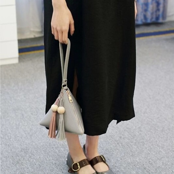 Last One! Pyramid Purse - Faux Leather - Pink NWT - Picture 4 of 4