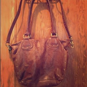 Leather Frye purse