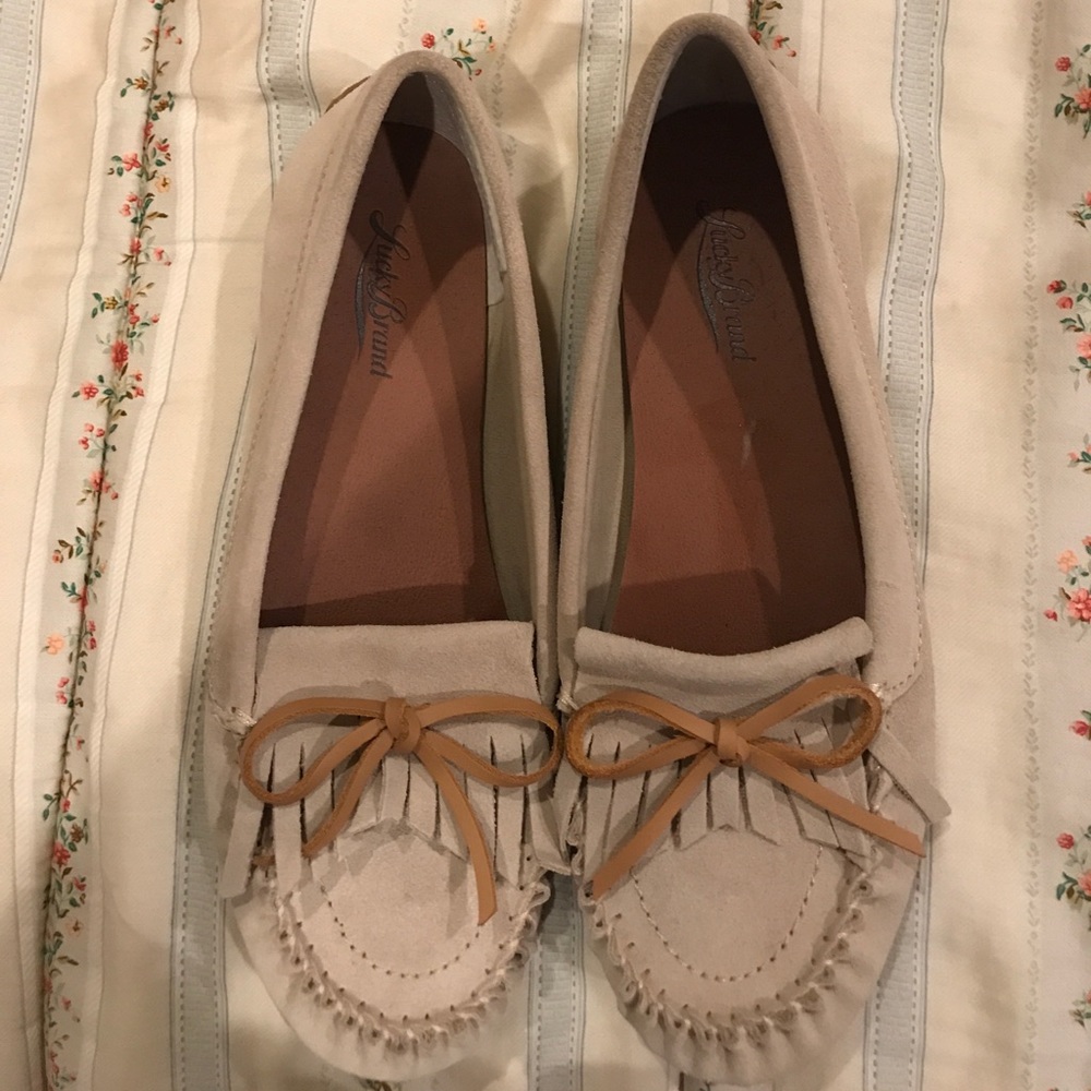 Lucky Brand Leather Moccasins