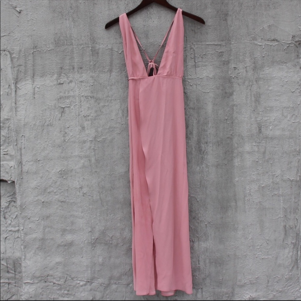 Reformation Silk Wrap Midi