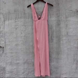 Reformation Silk Wrap Midi