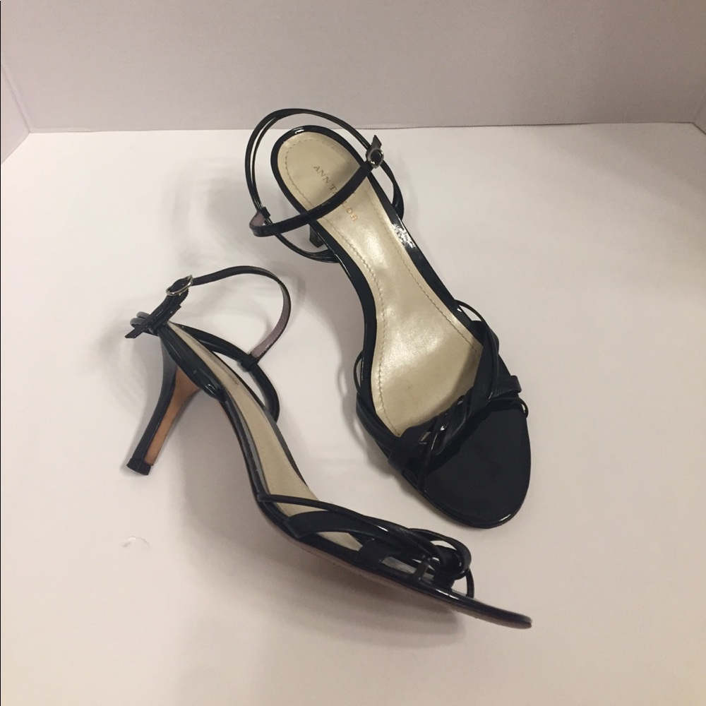 Ann Taylor Black Kitten Heels size 9.5