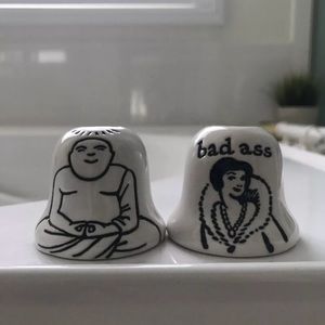 Blue Q Ceramic Toothbrush Holders