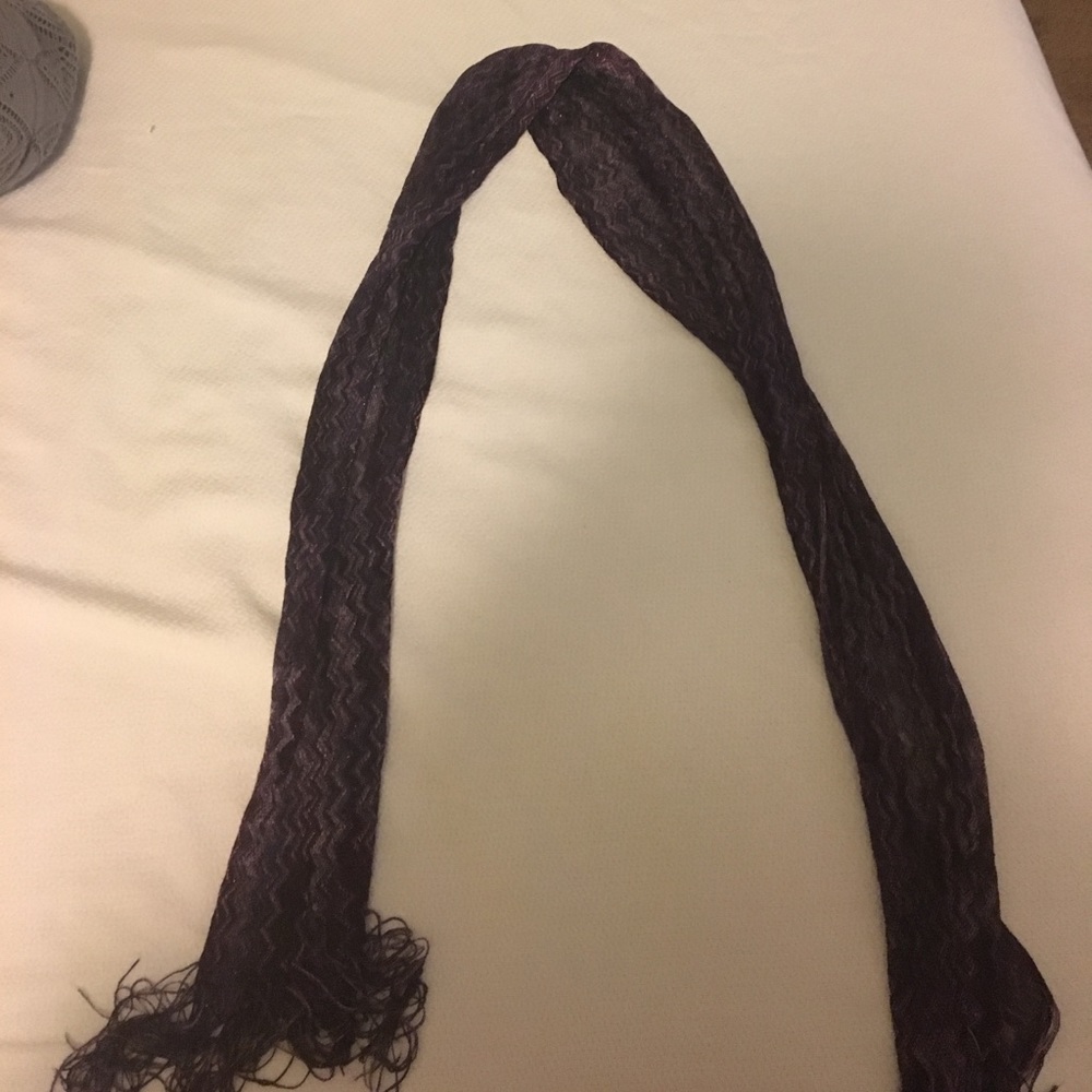Purple scarf