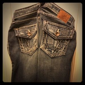BKE denim stretch bootcut Jeans