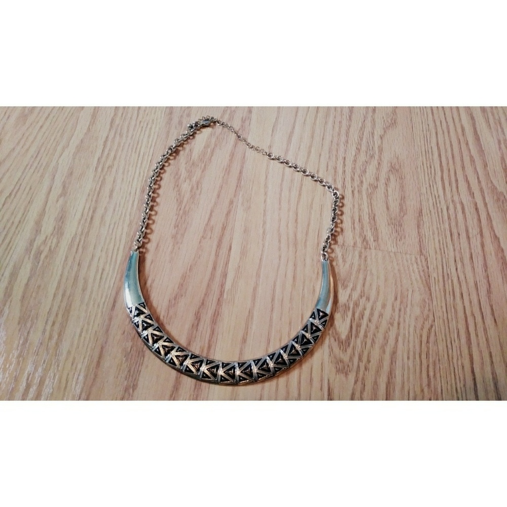 Gold tribal necklace