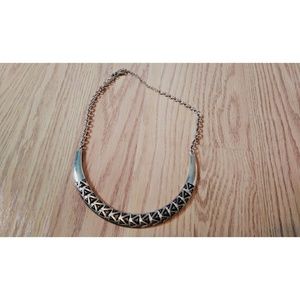 Gold tribal necklace