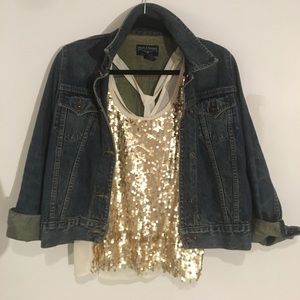 Gold Sequin Top