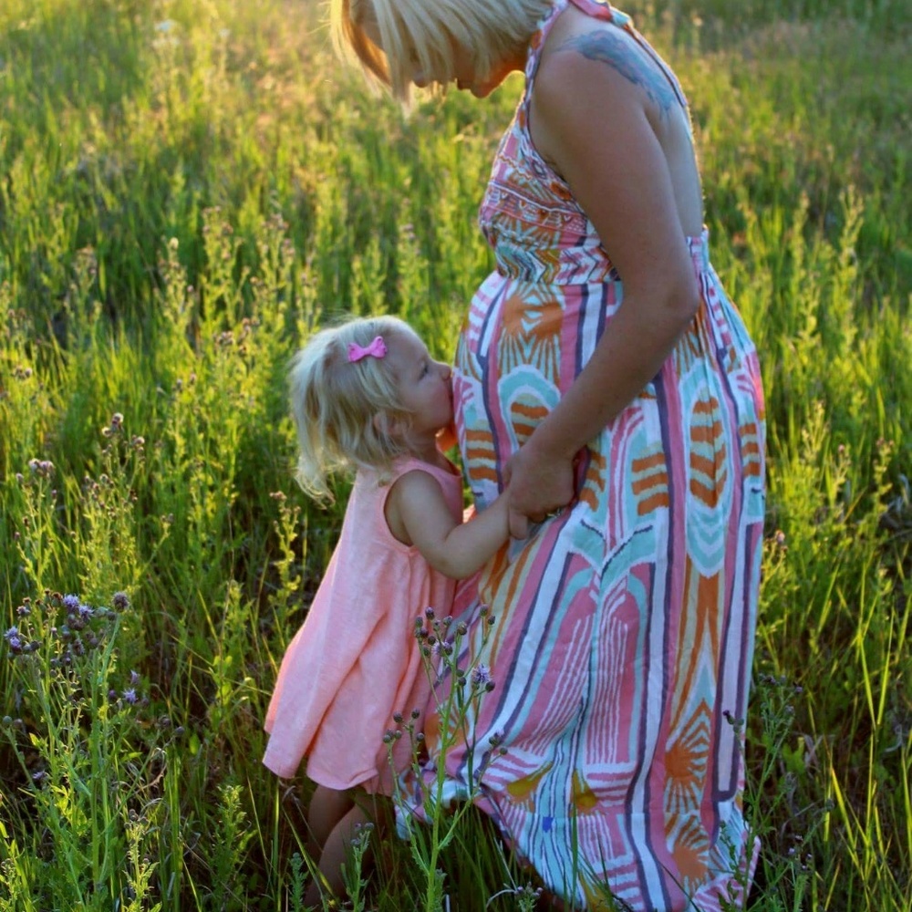 Beaded maxi dress- NOT a maternity dress