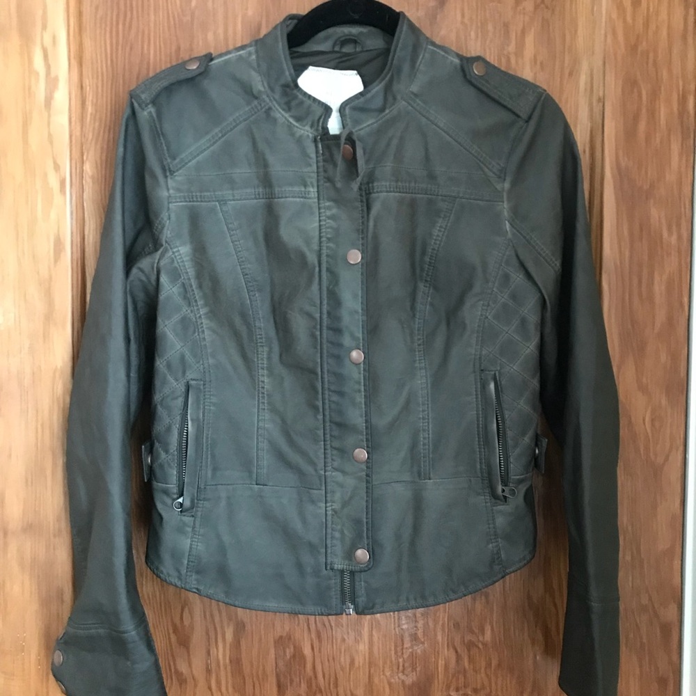 Dark green-ish gray jacket from Anthropologie.