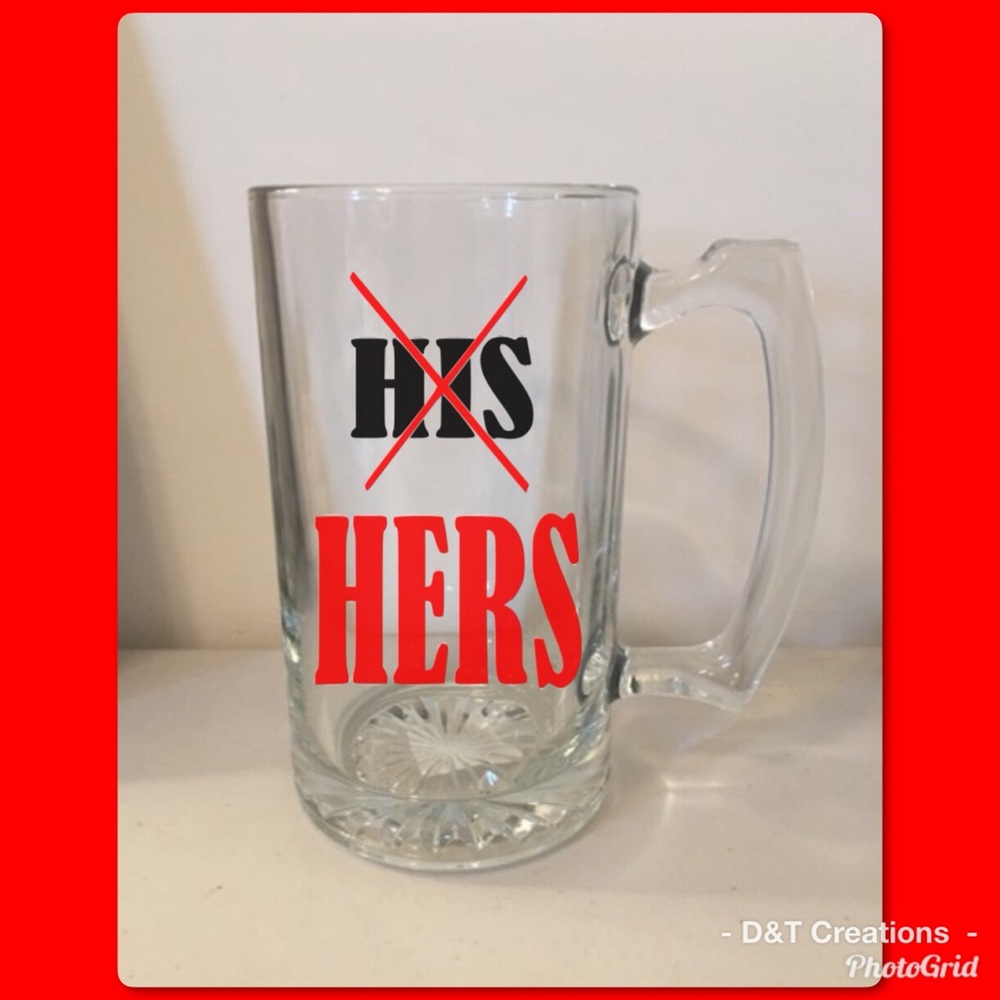 “Hers” Beer Mug