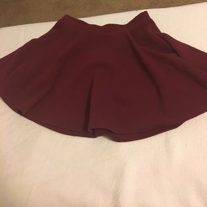 Mini flare skirt