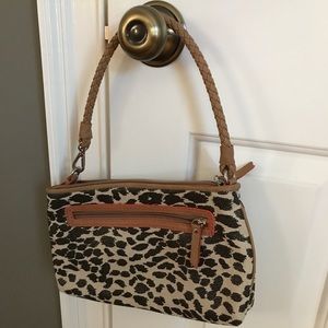 Loft Leopard Print Clutch