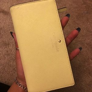 Kate Spade wallet in yellow!