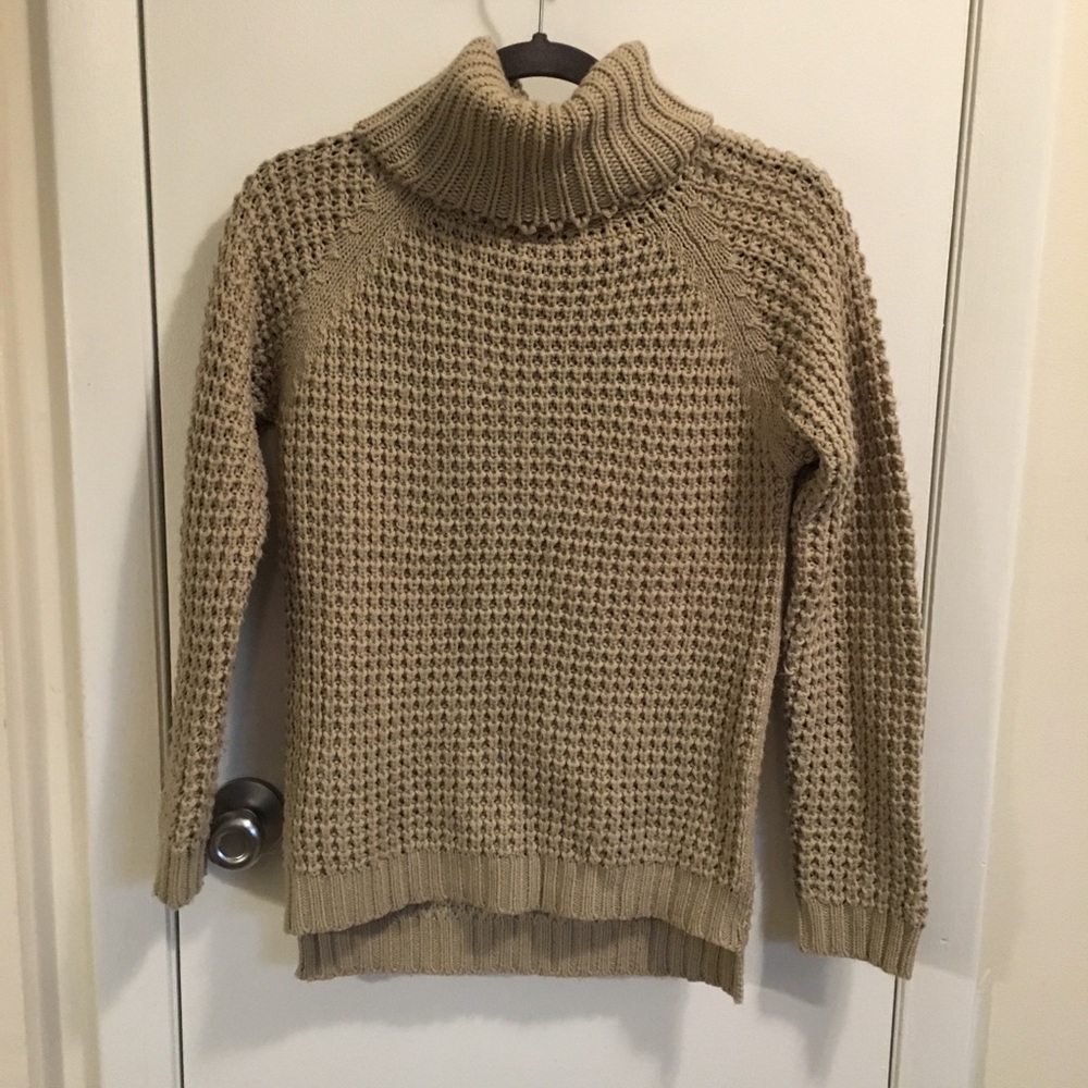 Slouchy Turtleneck Sweater